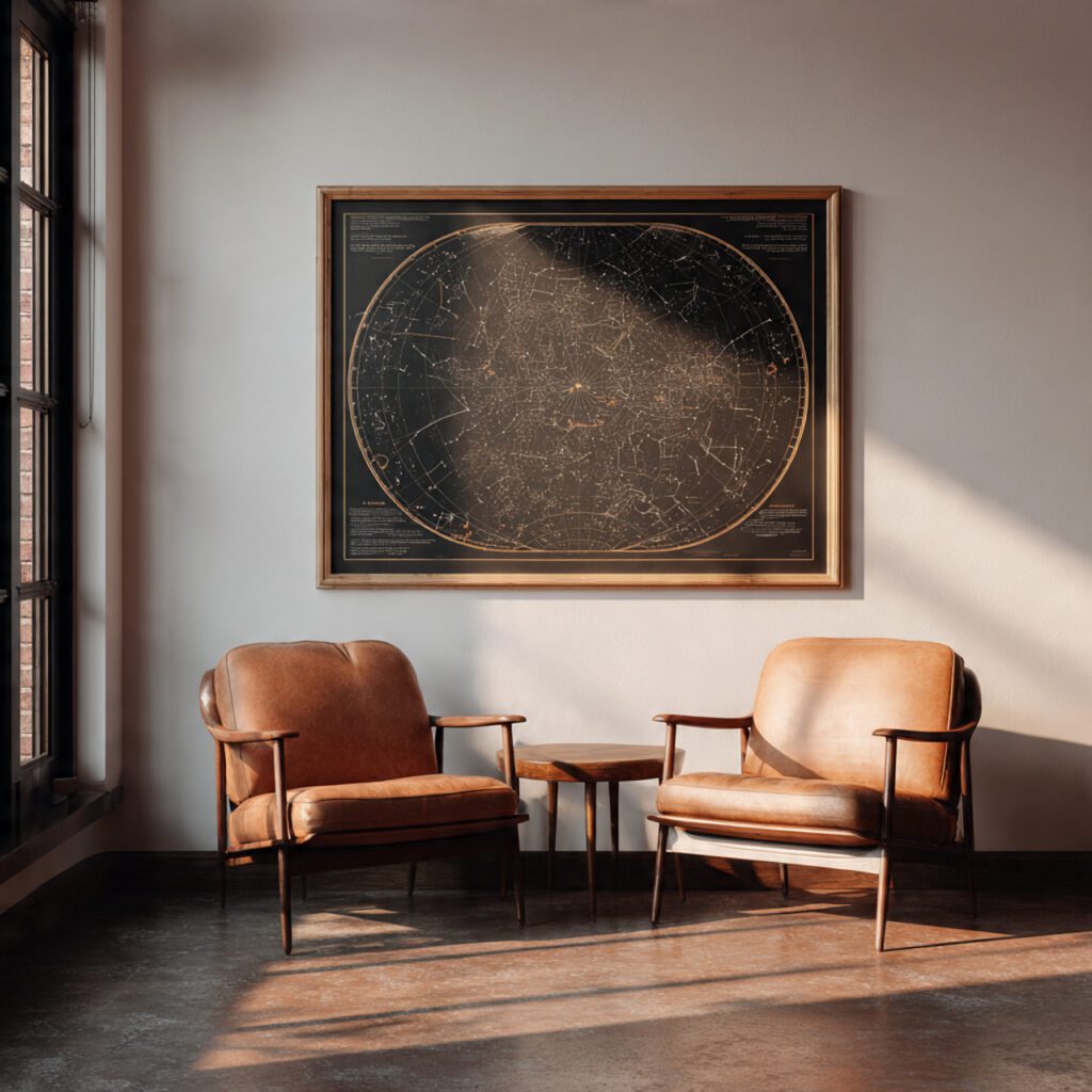 Custom Star Map from Your First Date Night