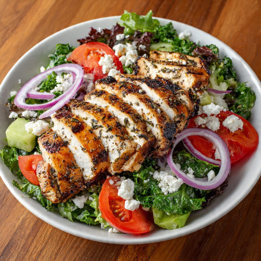 Fresh Salad with Protein Topping