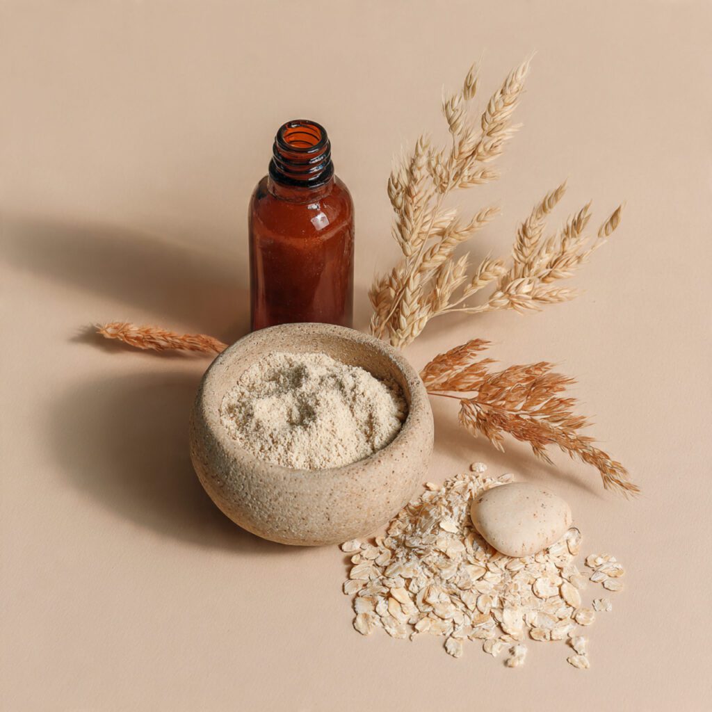 Gentle Exfoliation with Oatmeal