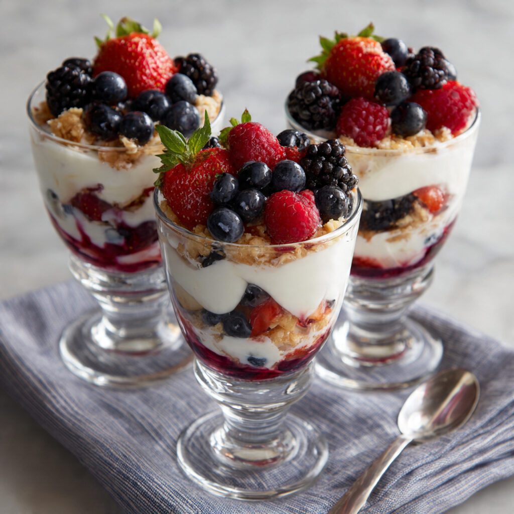 Greek Yogurt Berry Parfaits