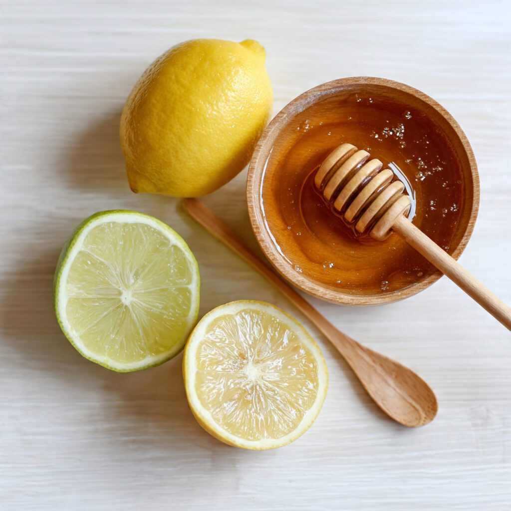 Honey and Lemon Mask for Natural Glow