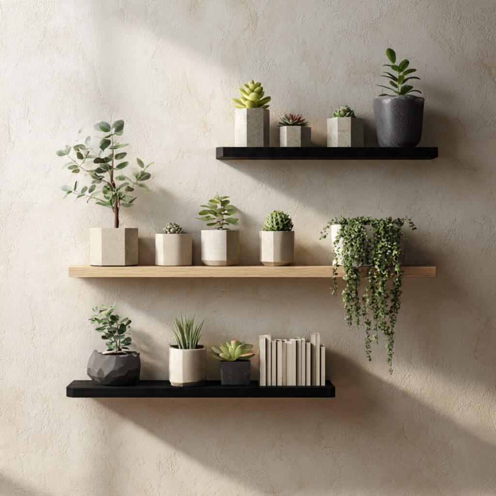 Subtle Wall Decor and Greenery