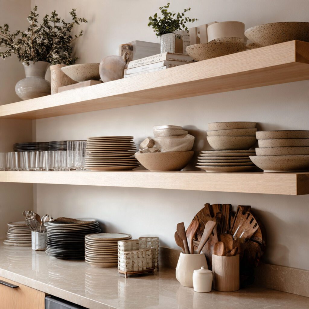 Style Open Shelving Thoughtfully