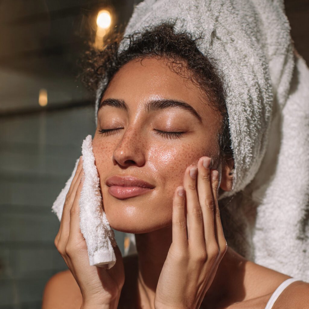 Cleanse the T-Zone Gently but Consistently