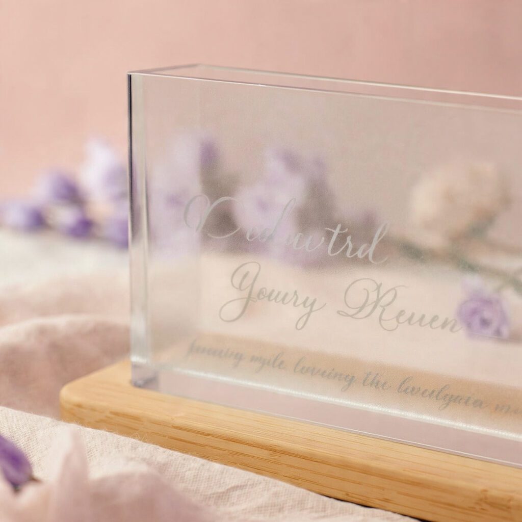 Personalized Wood or Glass Keepsake