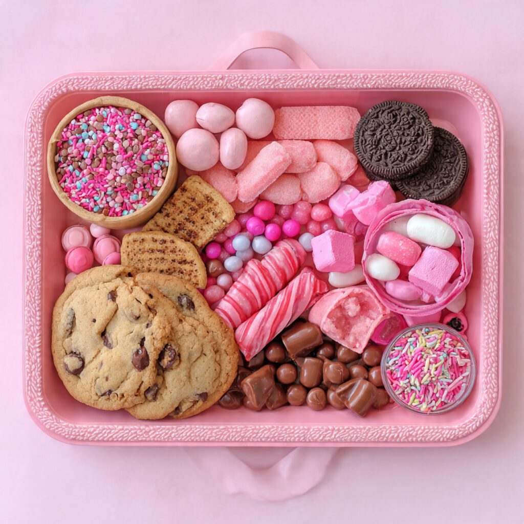 Pink Snack Tray