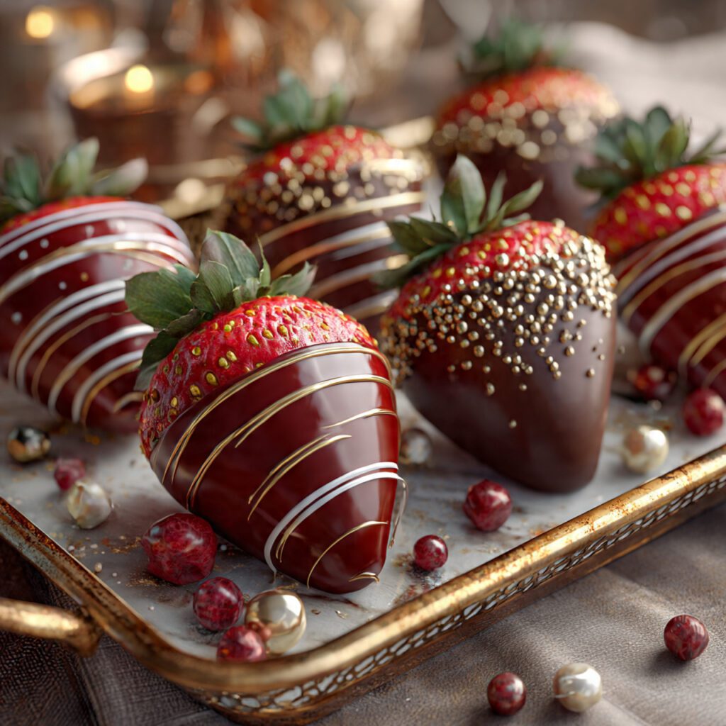Strawberry & Chocolate Dessert Tray