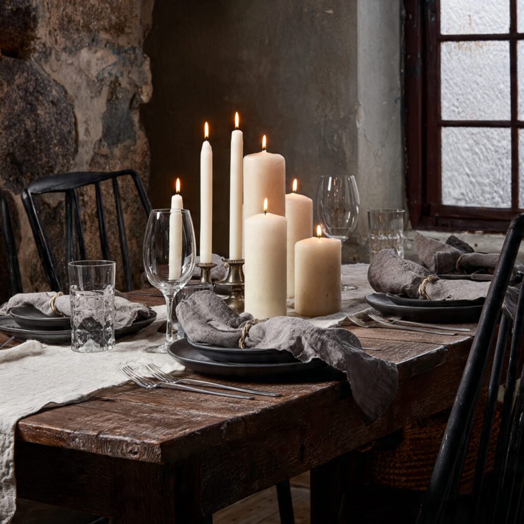 Candlelit Table Styling