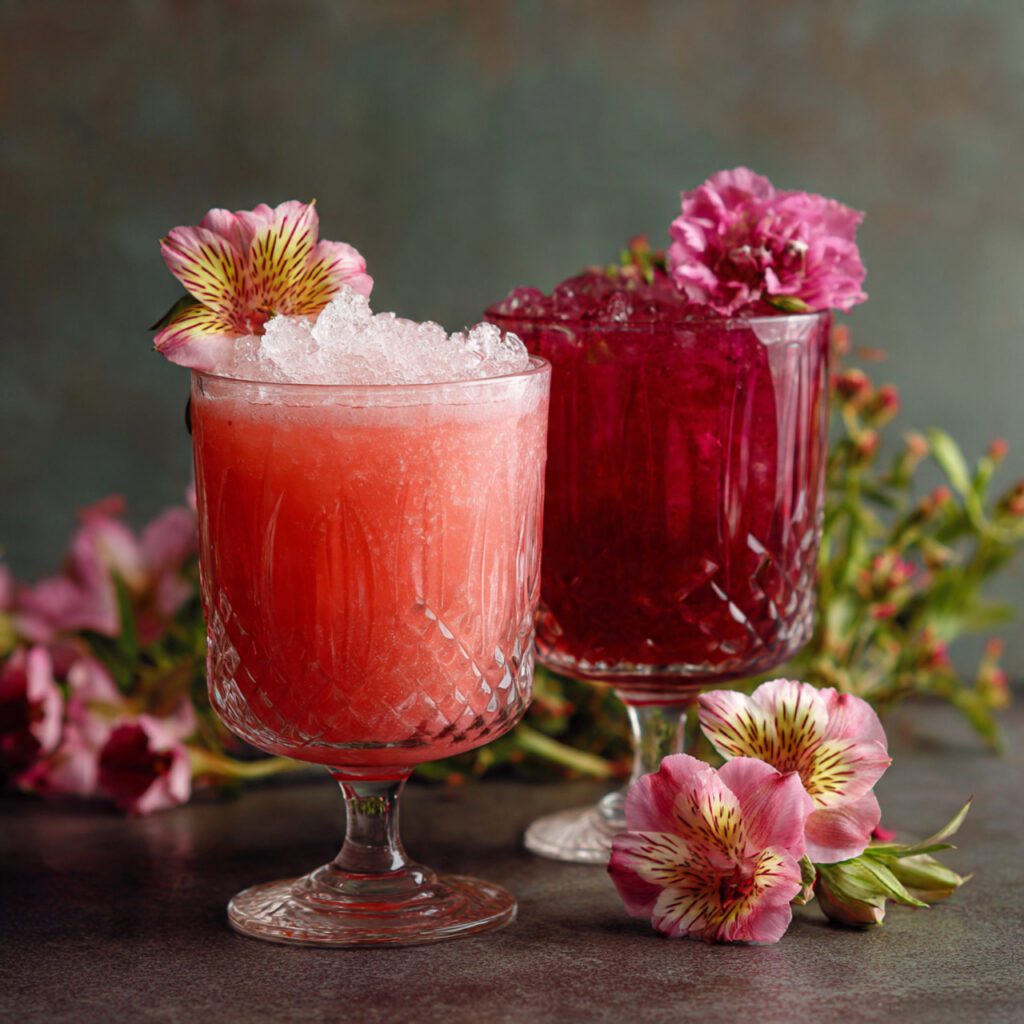 Romantic Mocktails or Drinks