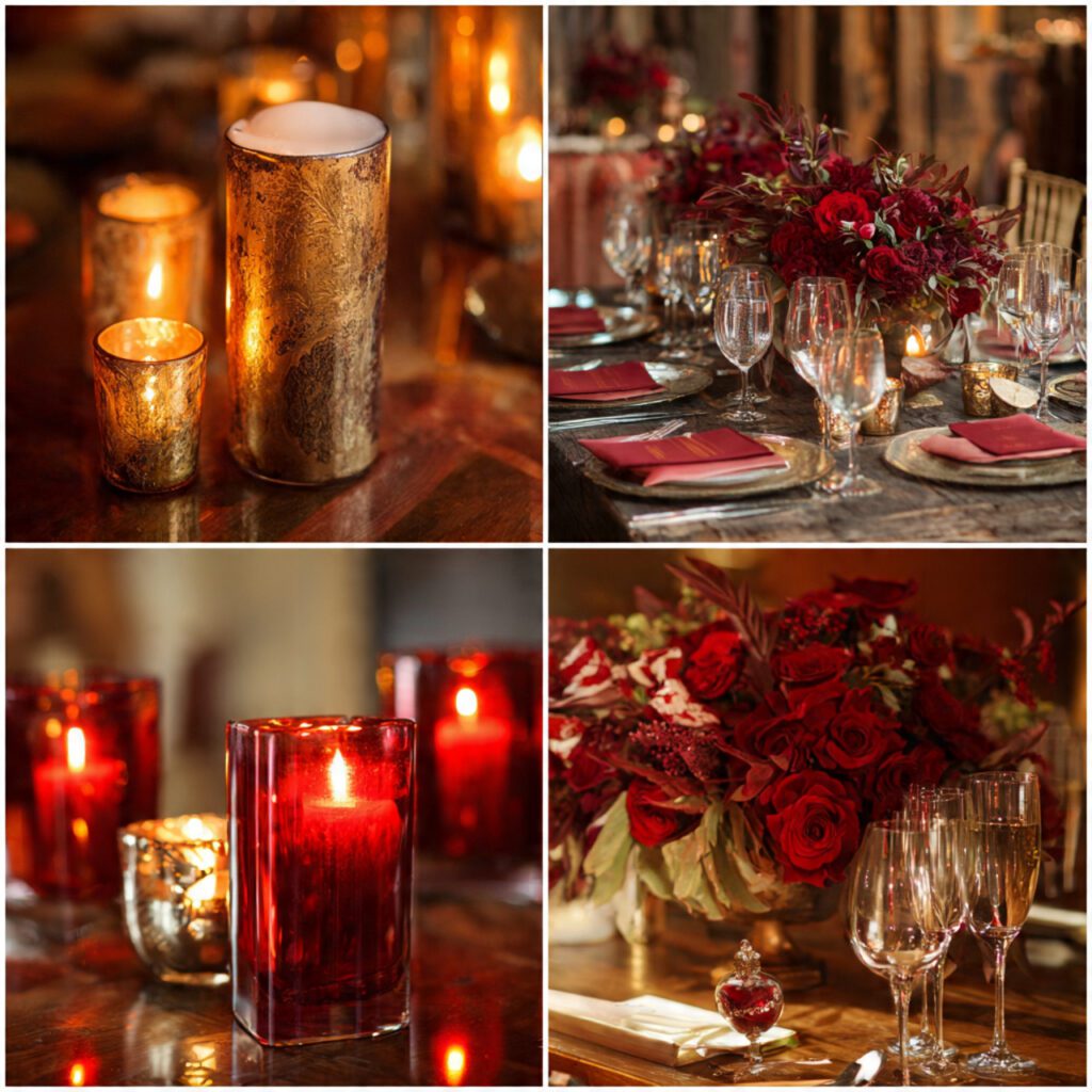 Romantic Table Centerpieces