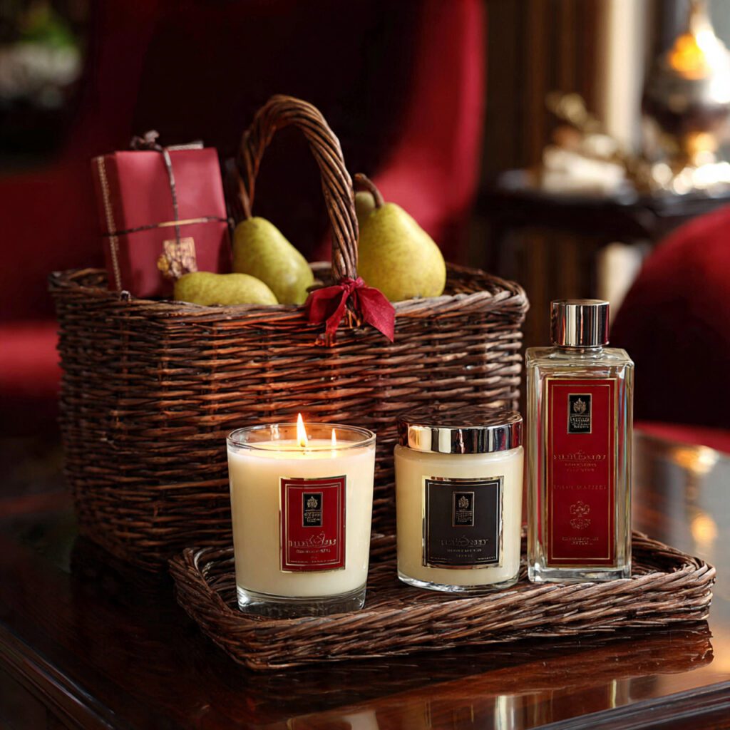 Scented Candle and Home Fragrance Basket