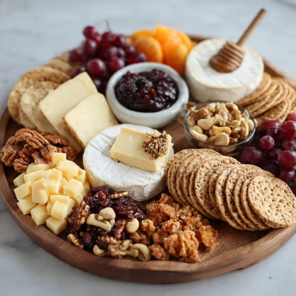 Simple Cheese and Snack Board