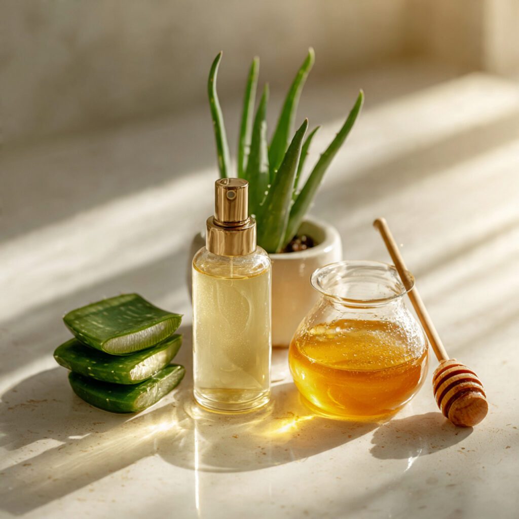 Use Natural Ingredients That Calm the Skin