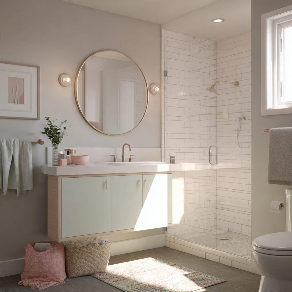 Neutral Base with Affordable Accent Colors