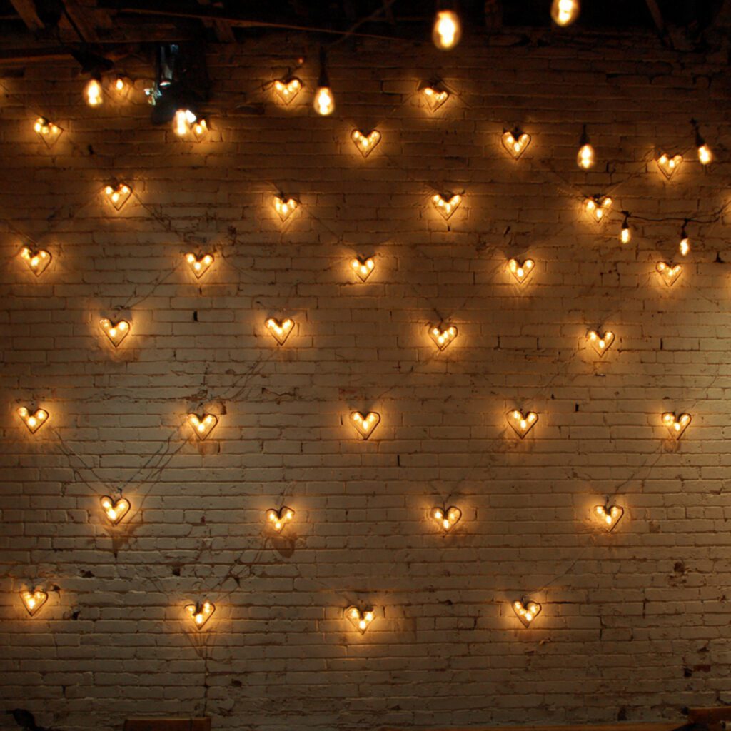 String Light Love Display