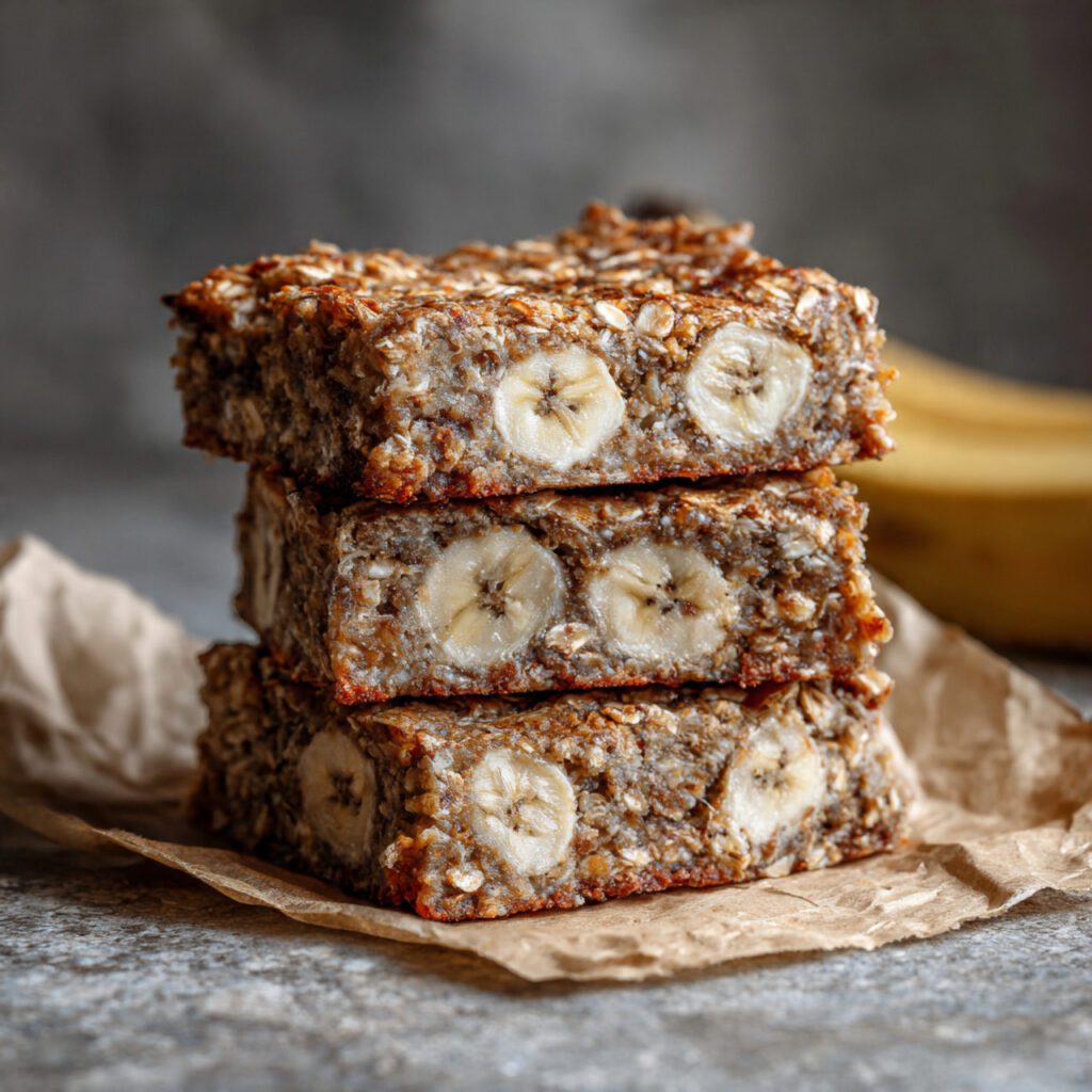Banana Oat Breakfast Bars