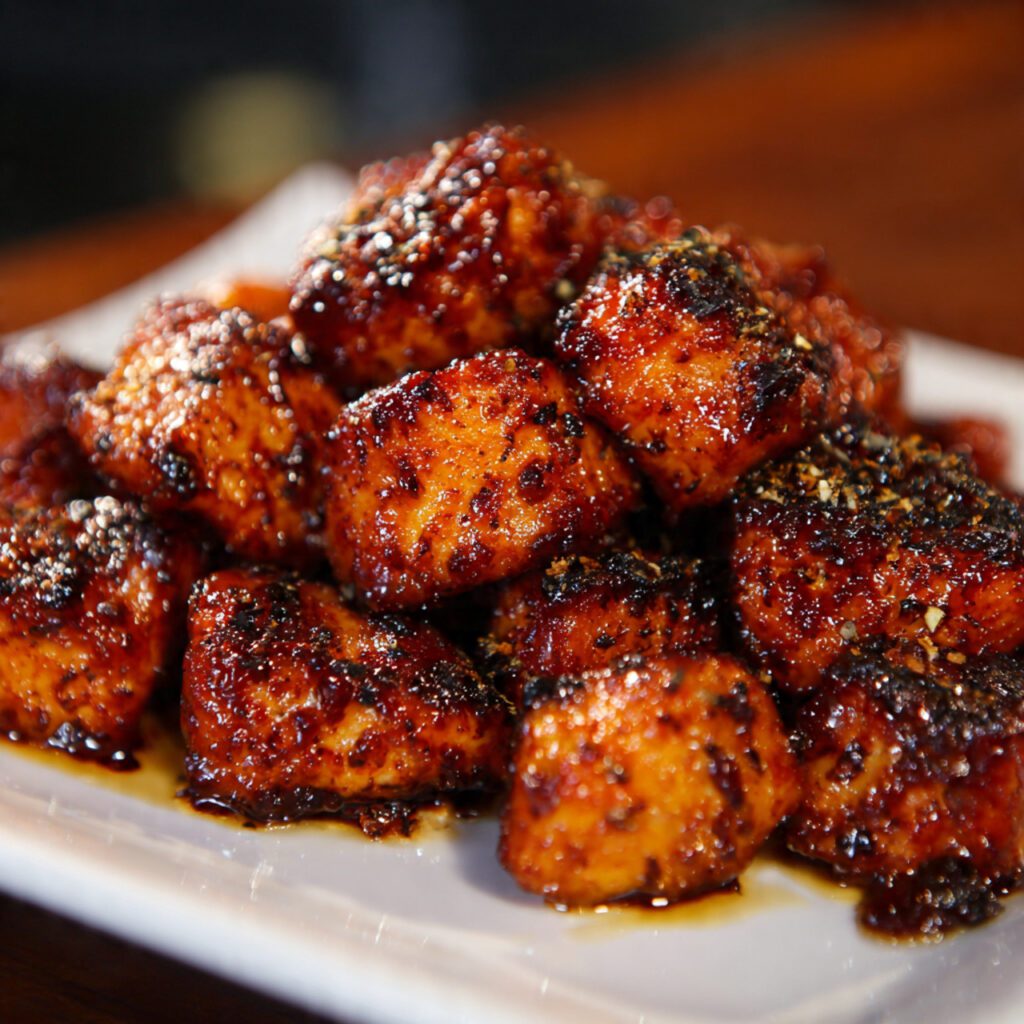 Air Fryer BBQ Chicken Bites