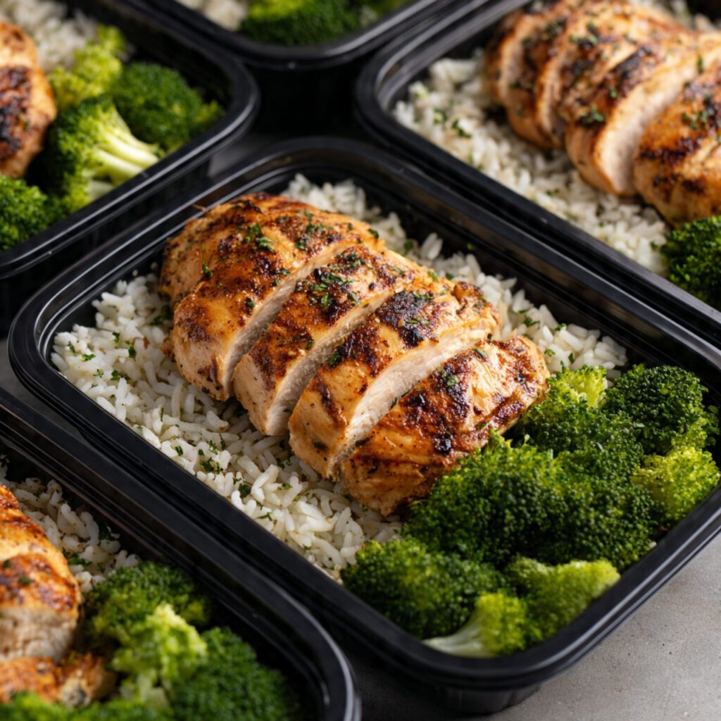 Chicken, Rice & Broccoli Boxes