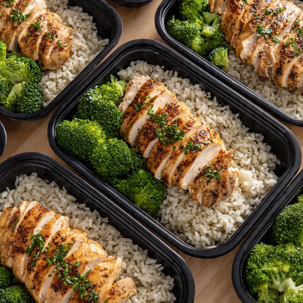 Chicken, Rice & Veggie Power Boxes
