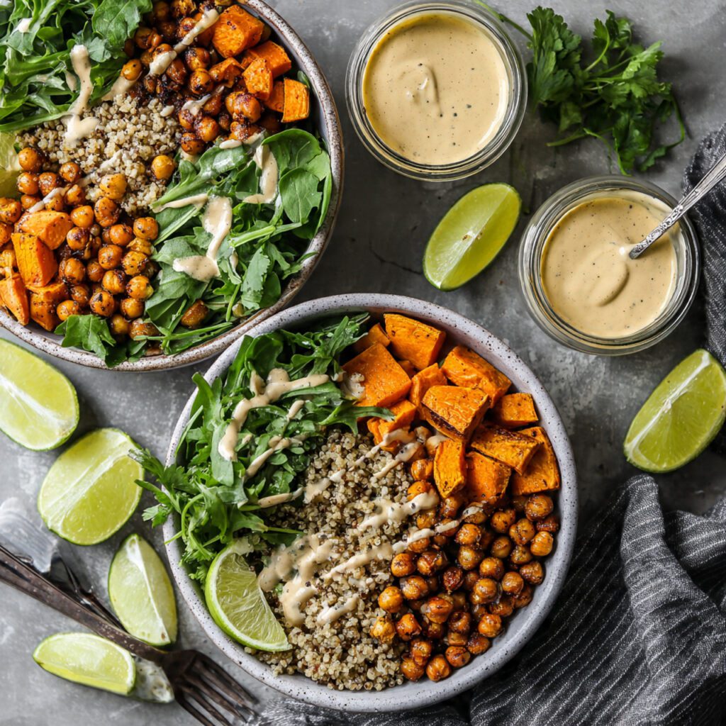 Chickpea & Sweet Potato Bowls