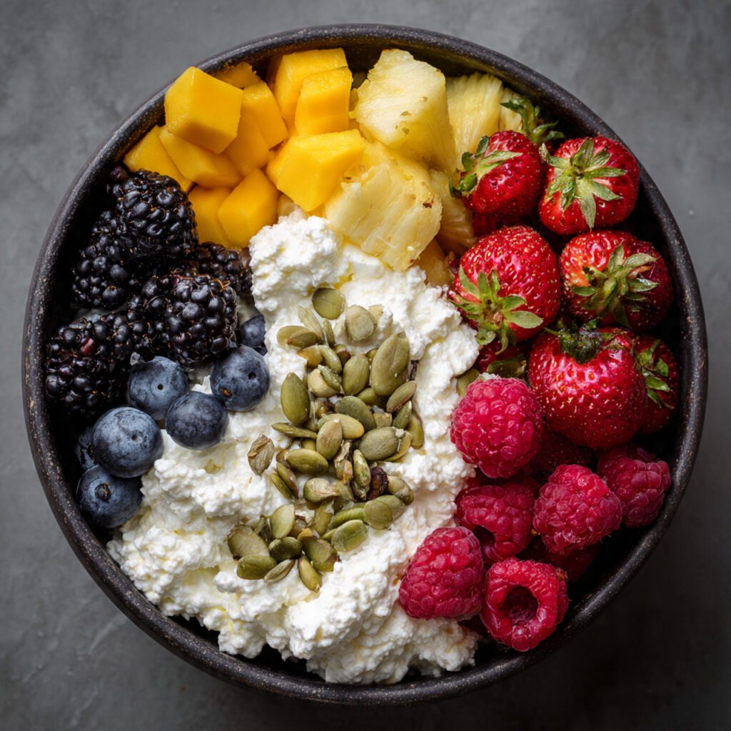 Cottage Cheese and Fruit Bowl