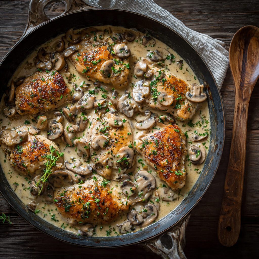 Creamy Mushroom Chicken