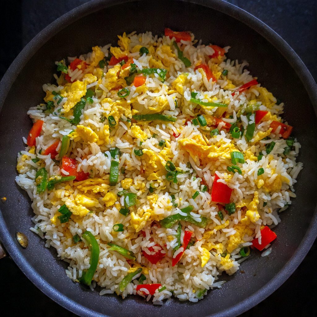 Egg Fried Rice with Vegetables