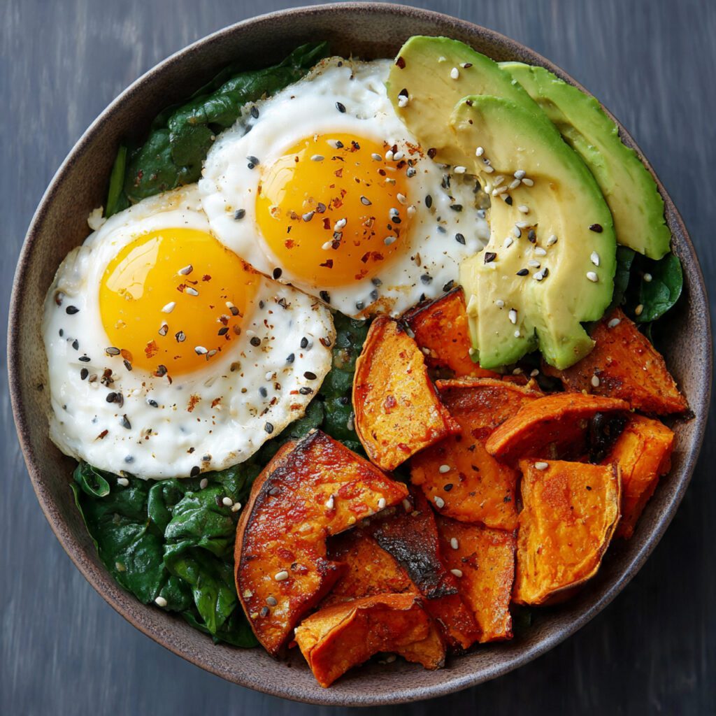 Egg & Sweet Potato Breakfast Bowl