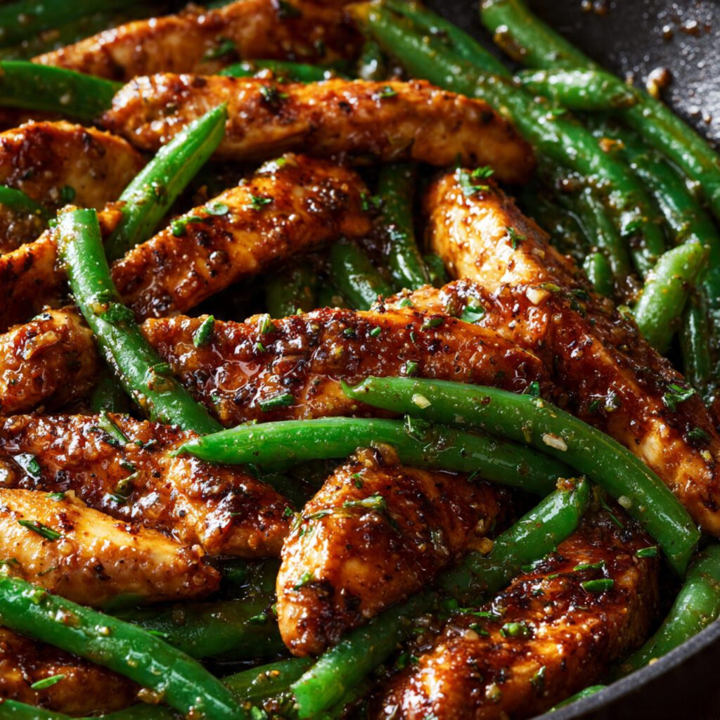 Garlic Butter Chicken & Green Beans
