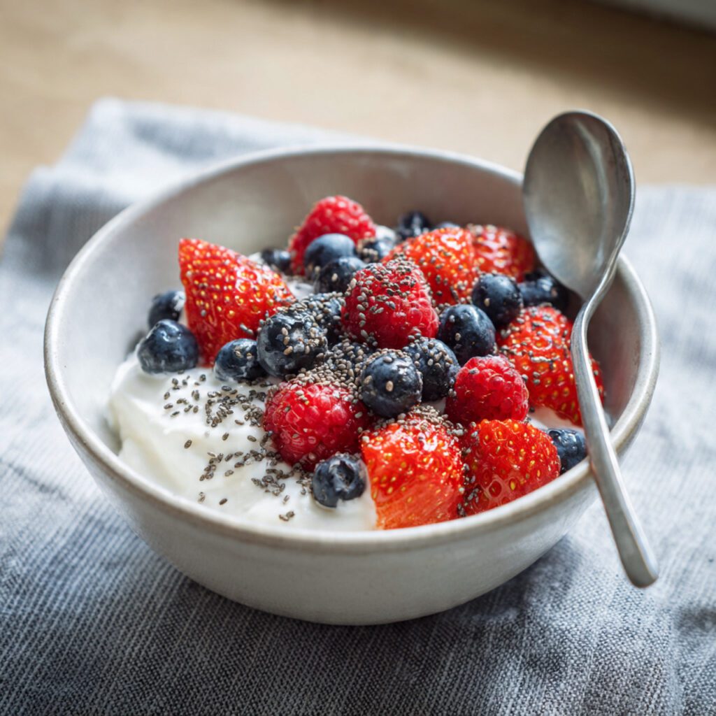 Greek Yogurt & Berry Bowl