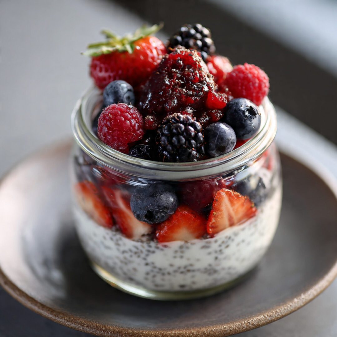 Greek Yogurt Parfait with Berries