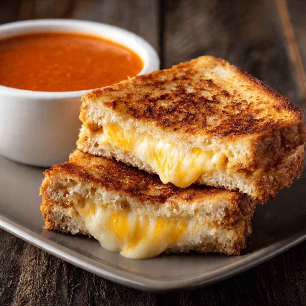 Grilled Cheese & Tomato Soup