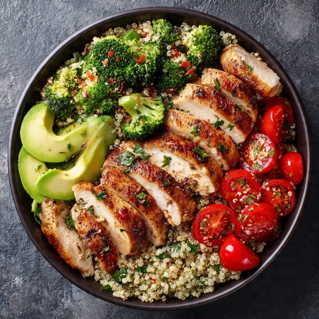 Grilled Chicken & Quinoa Power Bowl