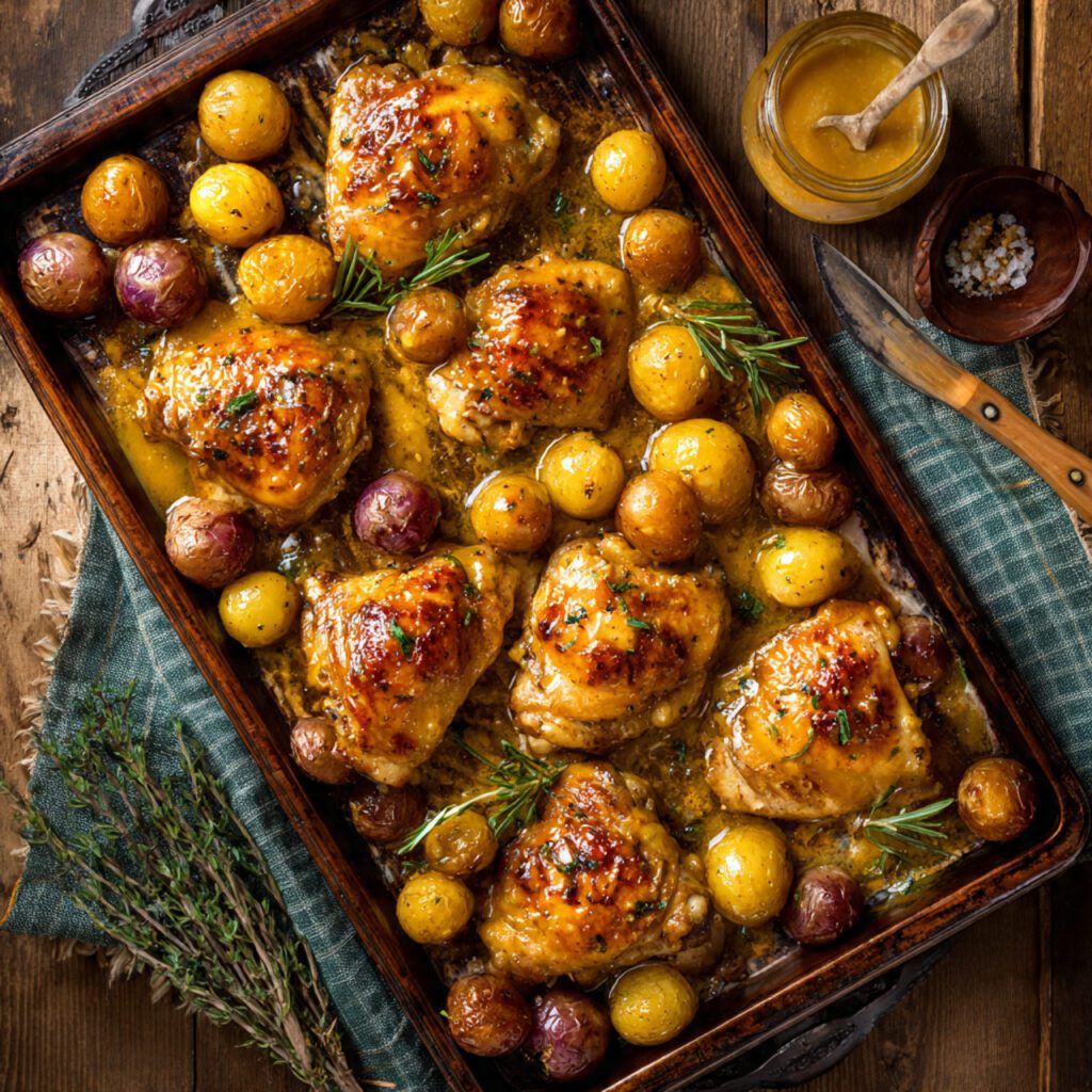 Honey Mustard Chicken & Potatoes