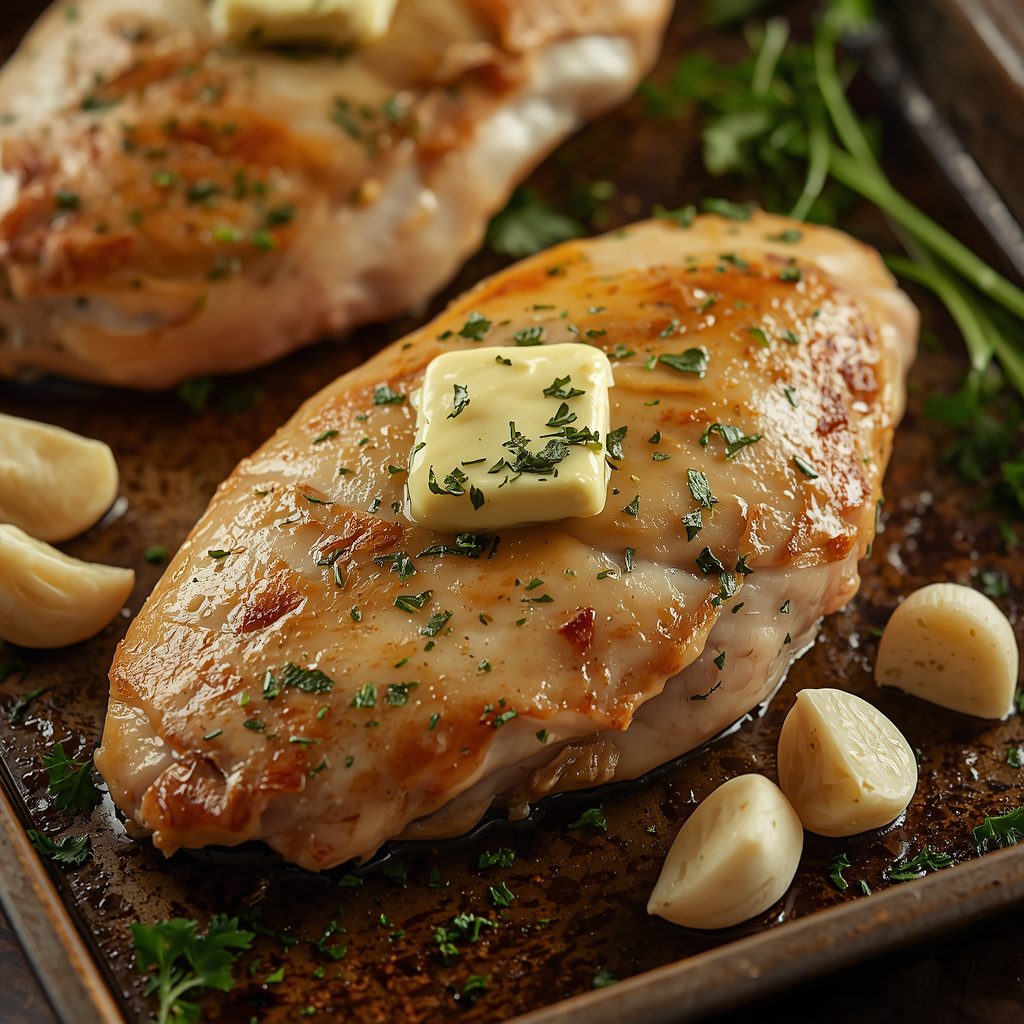 Garlic Herb Baked Chicken Breast
