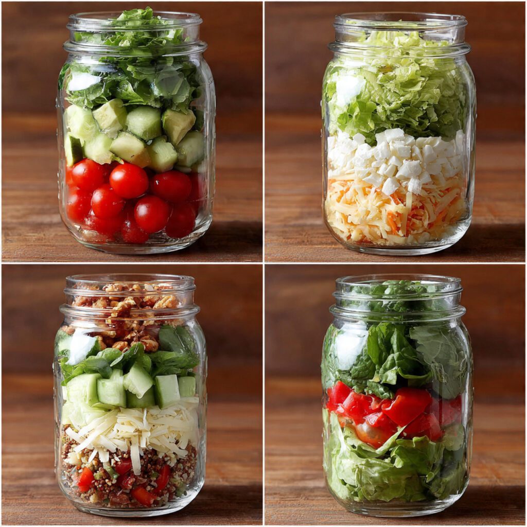 Mason Jar Salads