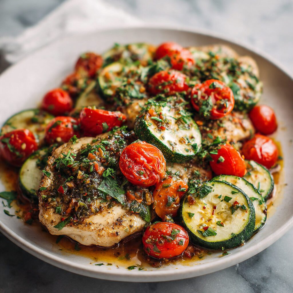 Mediterranean Chicken & Zucchini