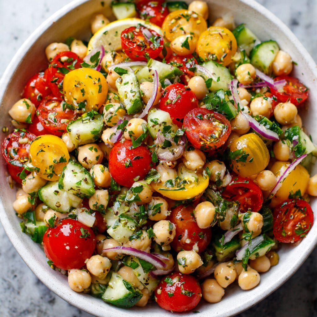 Mediterranean Chickpea Salad