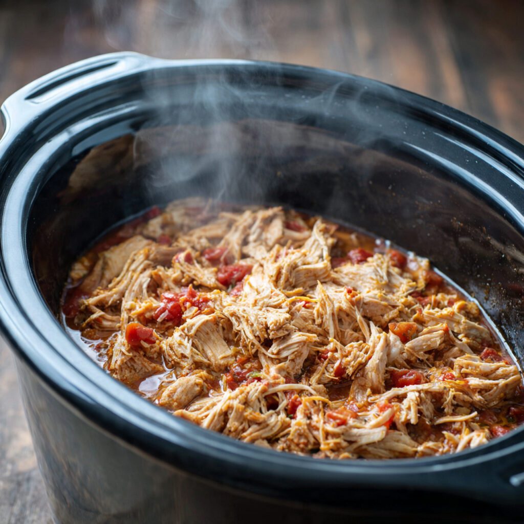 Slow Cooker Salsa Chicken