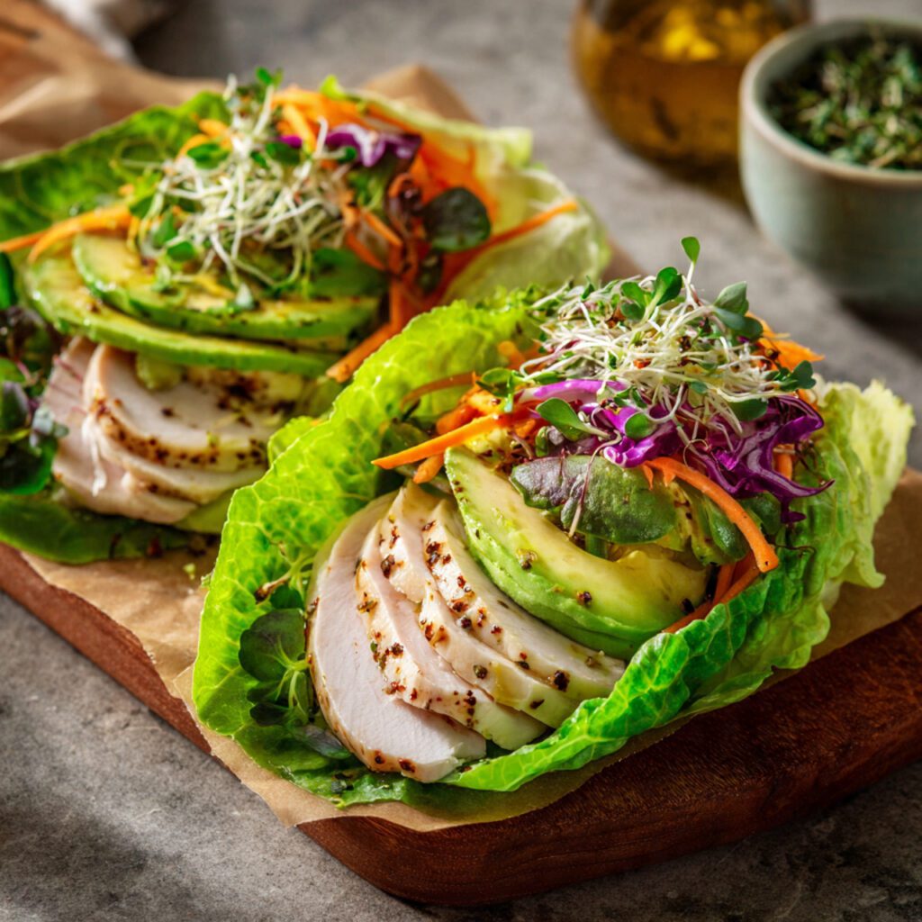 Turkey & Avocado Lettuce Wraps