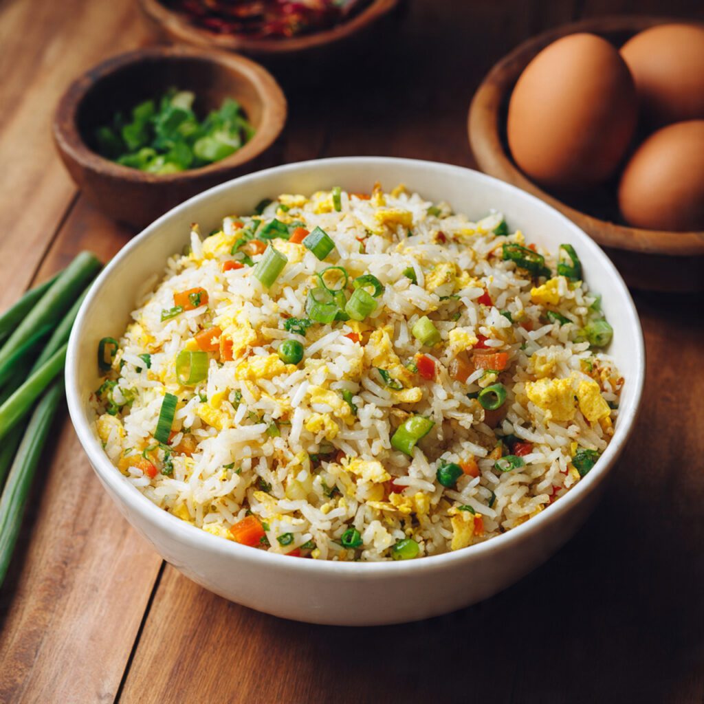 Veggie-Loaded Egg Fried Rice