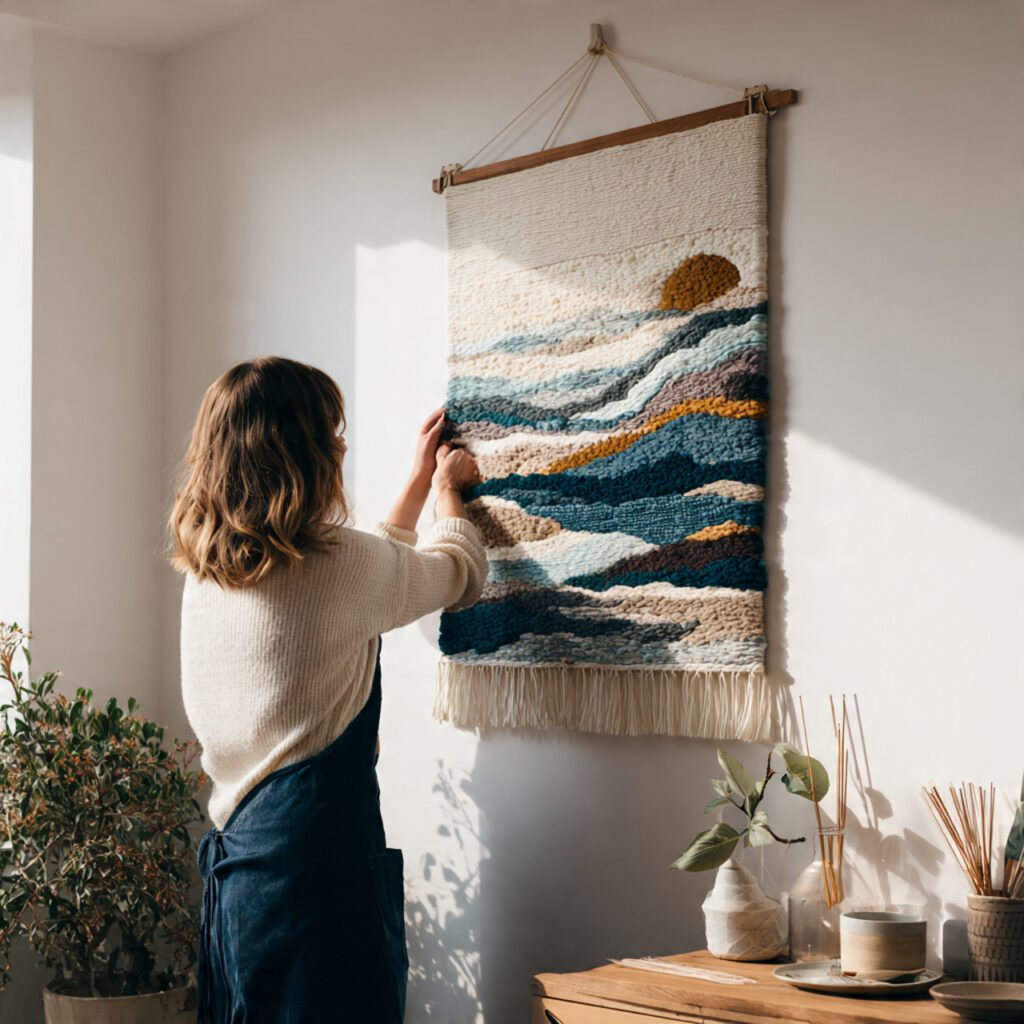 Best Ways to Hang a Tapestry on a Small Wall