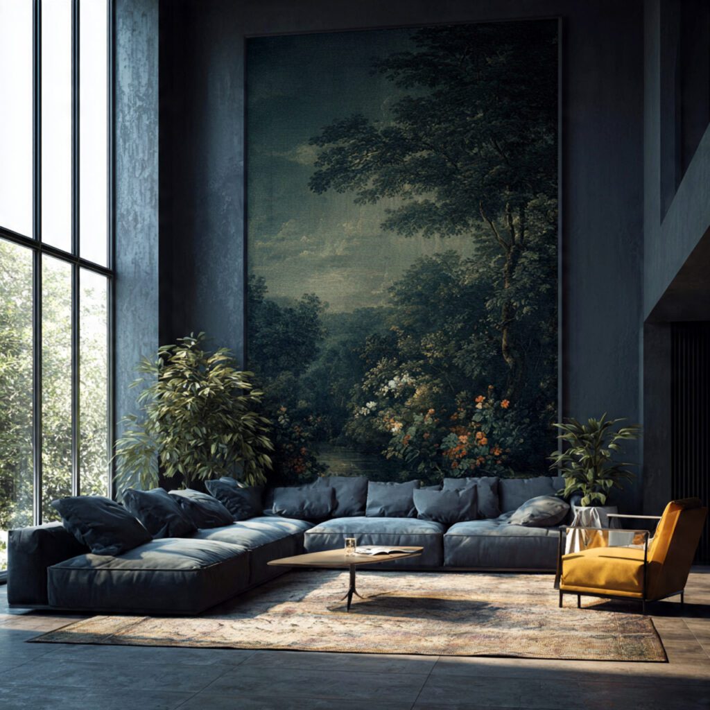 Go Bold With a Dark Dramatic Tapestry