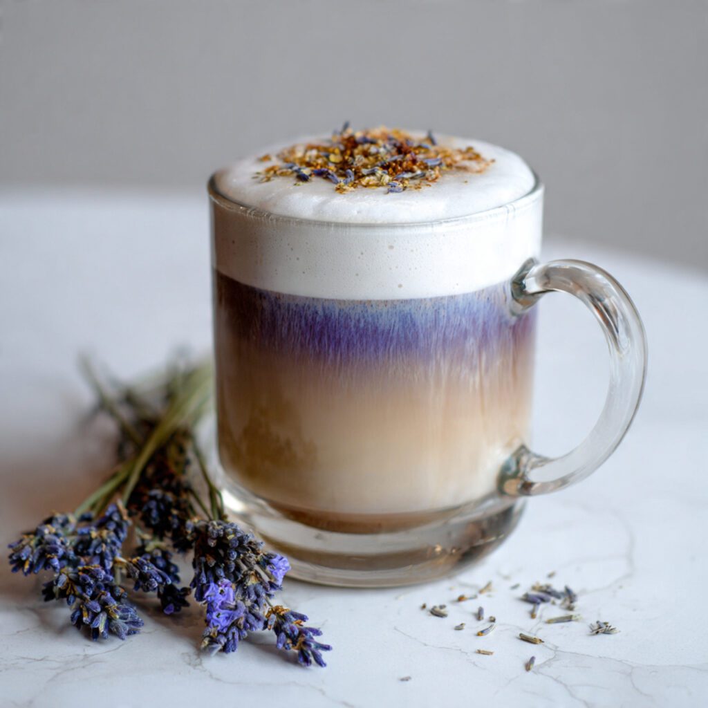 Lavender Earl Grey Tea Latte