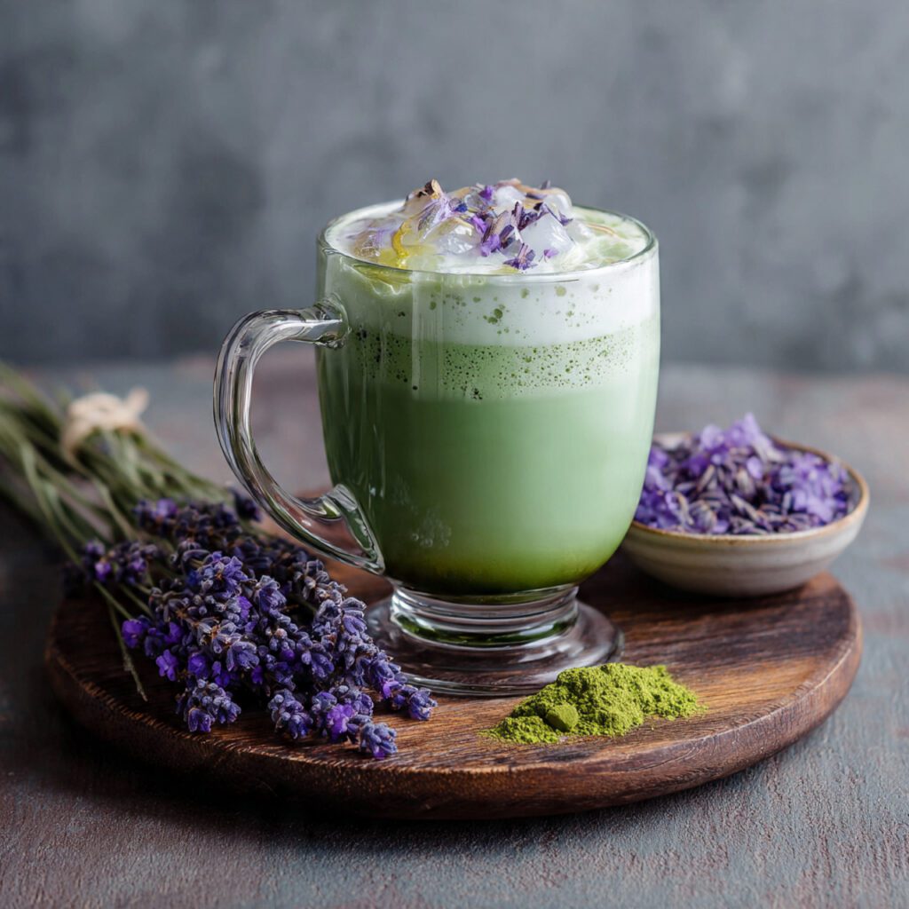 Lavender Honey Matcha Latte