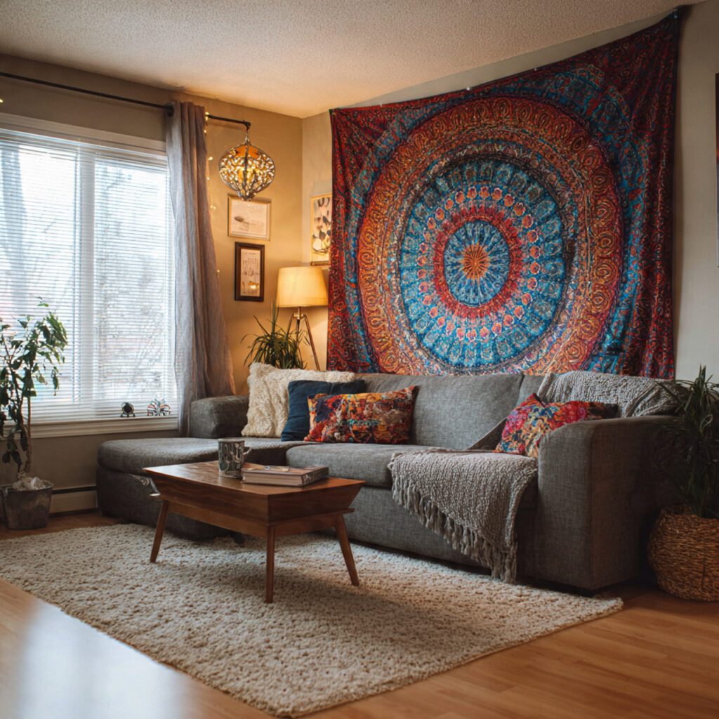 Use a Tapestry as a Full Wall Focal Point