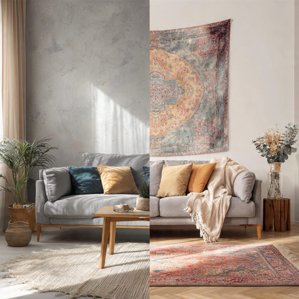 Tapestry Works So Well Above a Sofa