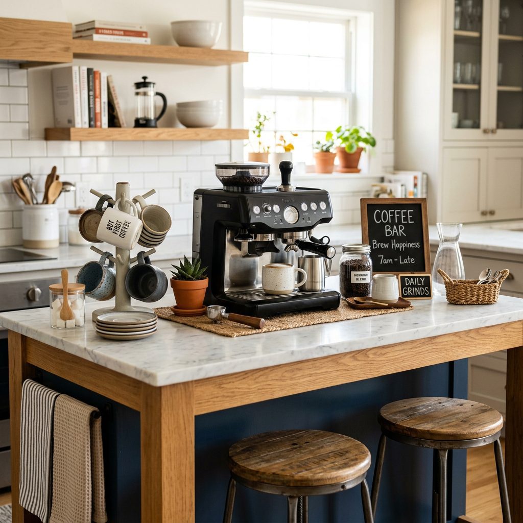 Breakfast Bar Coffee Setup