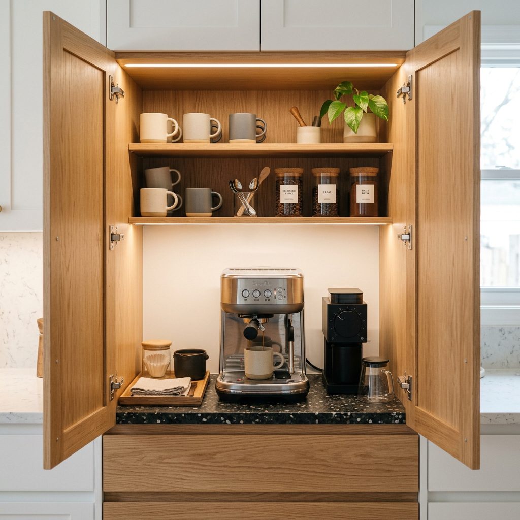 Cabinet Coffee Station