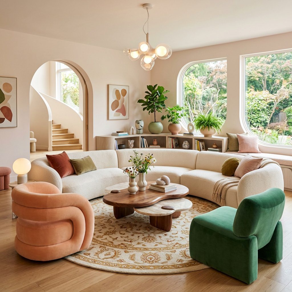 Unique and Curvy Furniture Shapes